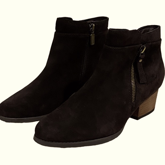 Blondo Isaac Brown Suede Waterproof Side Zip Ankle Boots Size 8 - Picture 4 of 15